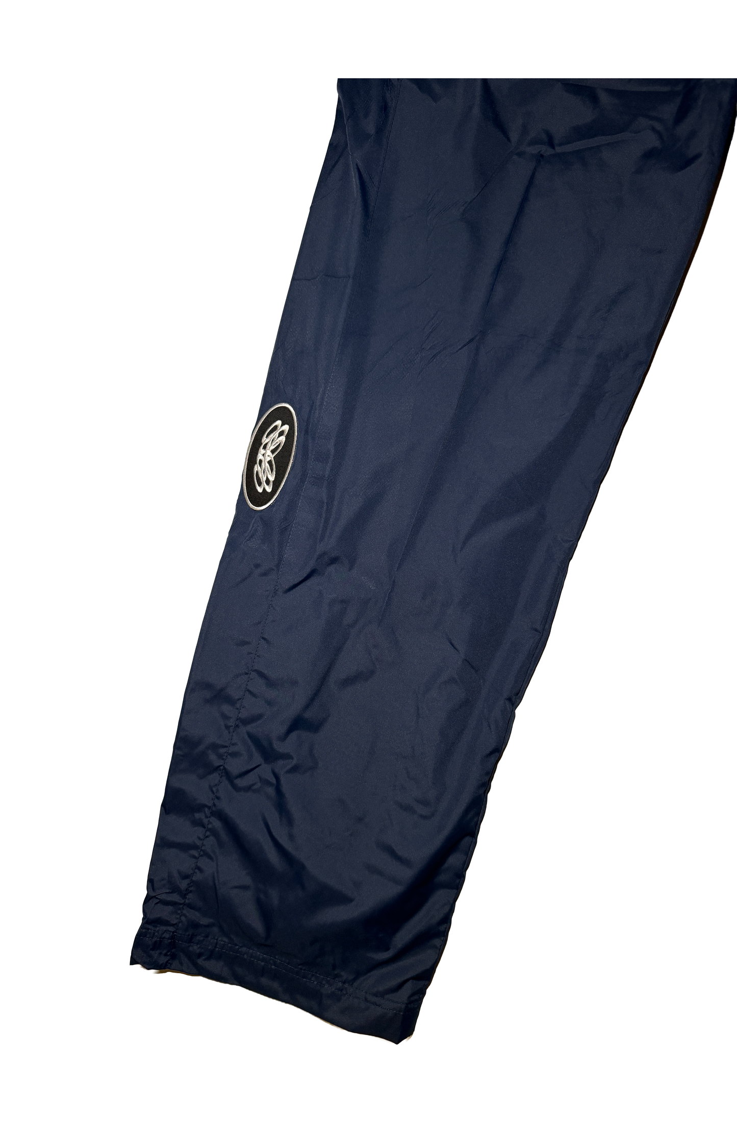 MARINE BLUE PATCH TRACK PANTS